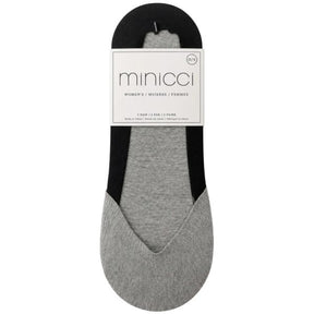 Minicci 2 Pack Unseen Liner Socks Size S