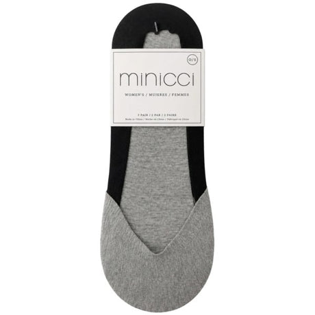 Minicci 2 Pack Unseen Liner Socks Size S