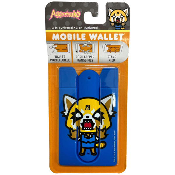 Aggretsuko 3-in-1 Universal Mobile Wallet