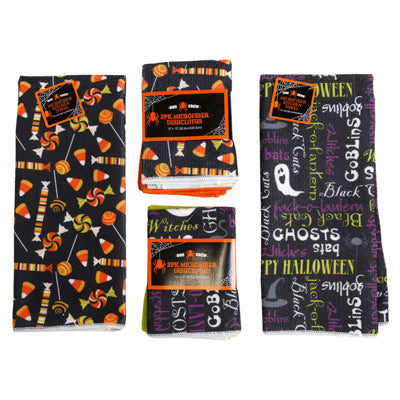 Kitchen Textiles Hlwn Microfiber 2pk Dishcloth/1pk Towel Wrap Card/ht & J-hook