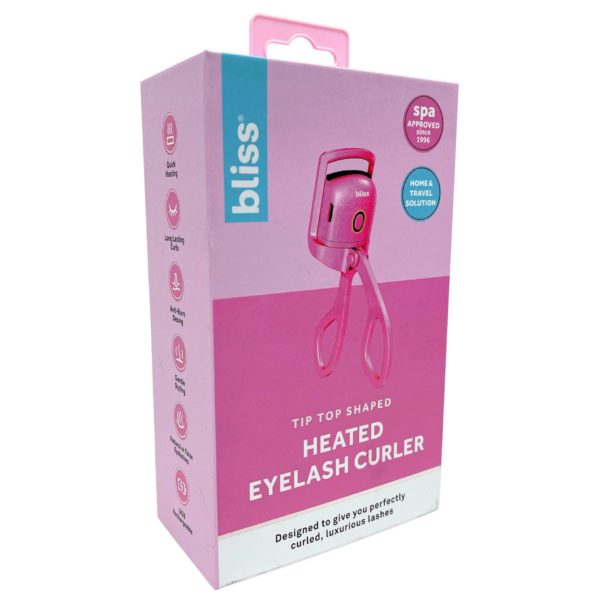 BLISS Rechargeable Heated Eyelash Curler in Pink