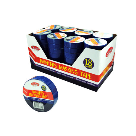 1" x 18 YRD Painter's Masking Tape Counter Top Display