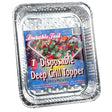 Aluminum Deep Grill Topper 11.75 X 9.25 X 1.5 Disposable Shipper Made In Usa