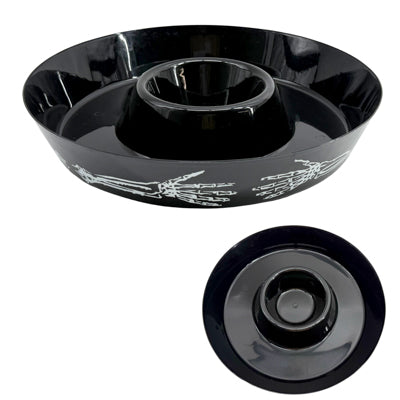 Chip N Dip Halloween Plastic Bowl Printed 13.39 X 2.36in Label