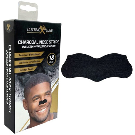 Cutting Edge 18 Pack Cleansing Charcoal Nose Strips