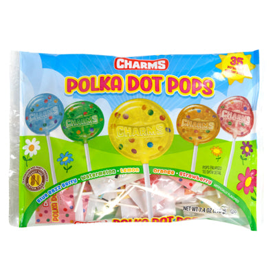 Polka Dots 5 Flavors 35ct/bag 7.4 Oz Laydown Bag In Counter Display