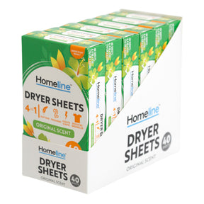 Dryer Sheets 40ct Original Scent 4in1 6pc Display Tray Homeline