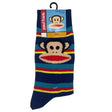 2 Pack Paul Frank Crew Socks in Striped Designs Size 10-13
