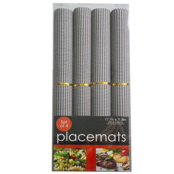 4 Piece Rolled Placemats