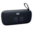 Sundial Wireless Bluetooth Portable Speaker with Strap in Black