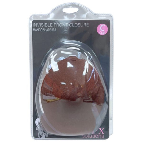Mango Shaped Invisible Adhesive Bra in Coffee Color in Assorted Cup Sizes