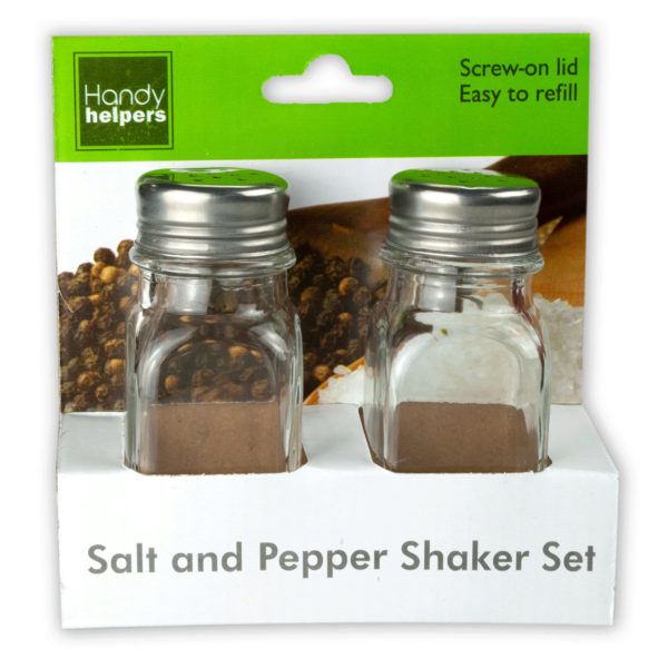 Squared Salt and Pepper Shaker Set
