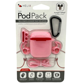 Helix Pink 5-In-1 Podpack Airpod Accessory Kit Pink