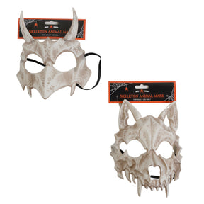 Skeleton Bone Animal Mask 2ast/header 14+