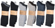 Men's Wool Blend Marled Ribbed Knit Thermal Boot Socks - Size 10-13 - 2-Pair Packs