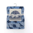 30 x 40 Printed Baby Flannel Blanket & Newborn Hat Sets - Dinosaur Print