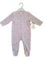Printed Newborn Onesies w/ Zipper - 0-9M - Floral Print