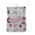 30 x 40 Printed Baby Flannel Blanket & Newborn Hat Sets - Floral Print