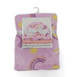 30 x 40 Printed Baby Flannel Blanket & Newborn Hat Sets - Rainbow & Cloud Print