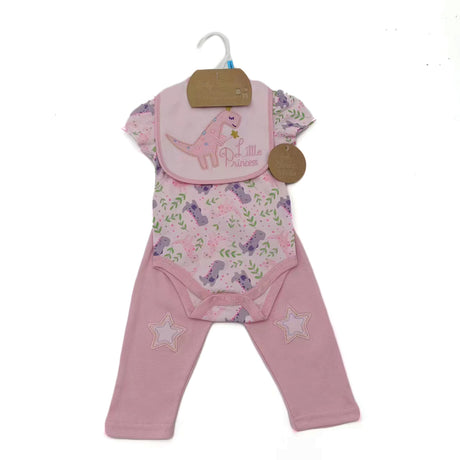 3-Piece Printed Romper
