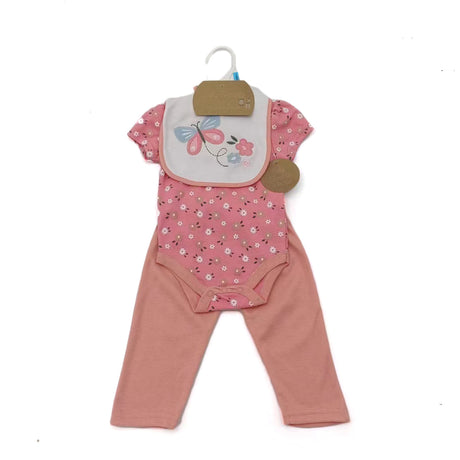 3-Piece Printed Romper