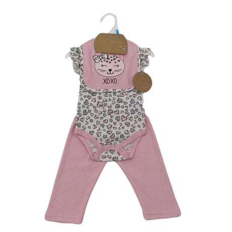 3-Piece Printed Romper