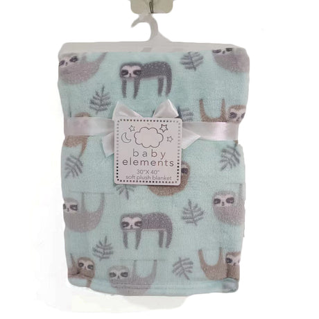 30 x 40 Soft Plush Printed Blankets - Lemur Print