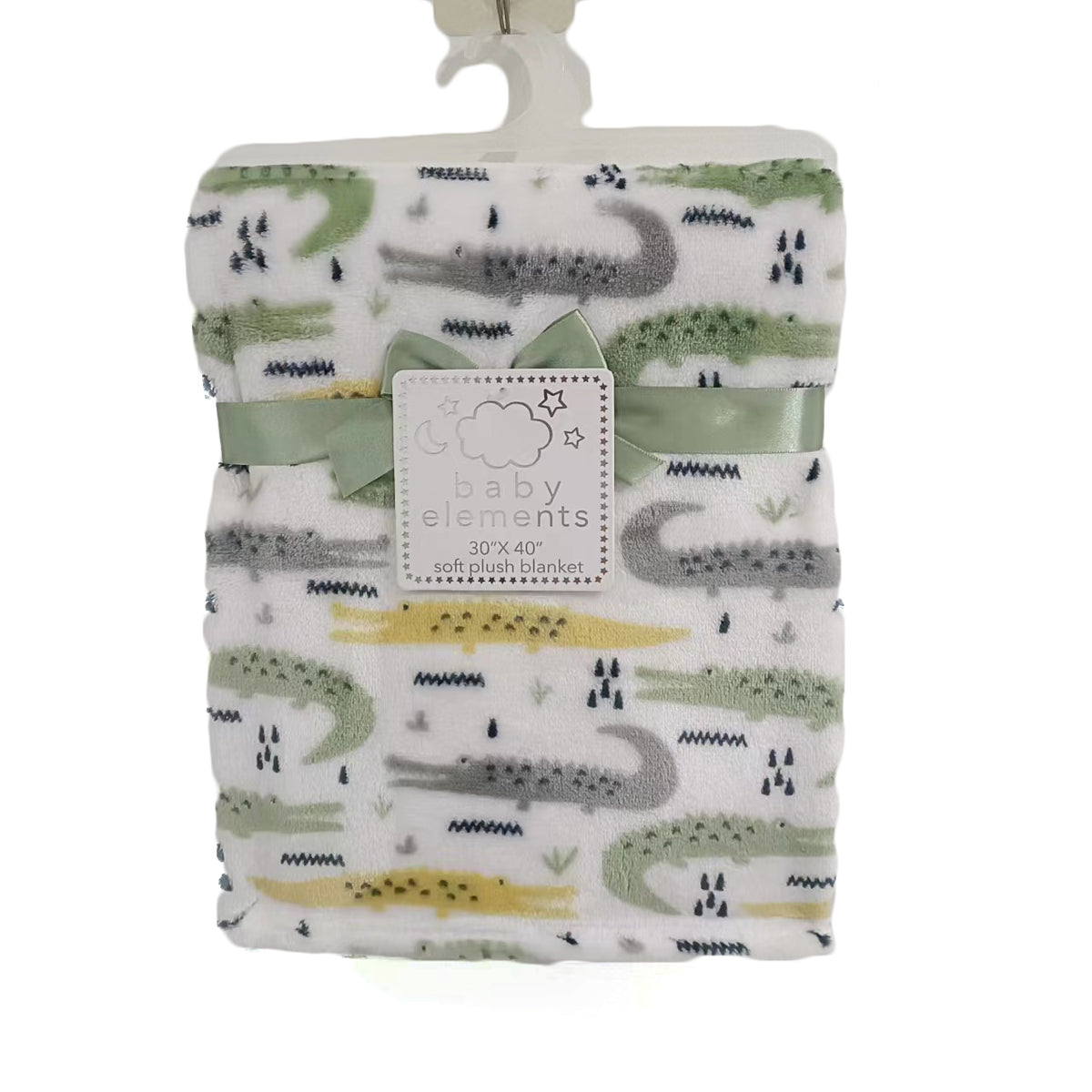 30 x 40 Soft Plush Printed Blankets - Crocodile
