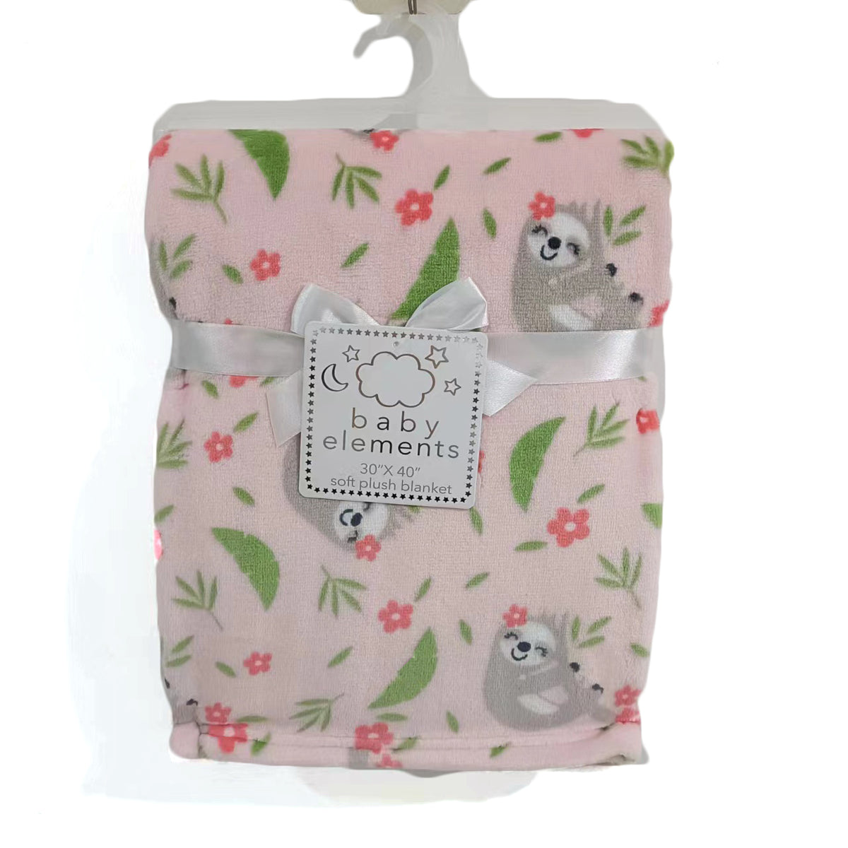 30 x 40 Soft Plush Printed Blankets - Koala  & Leaf Print