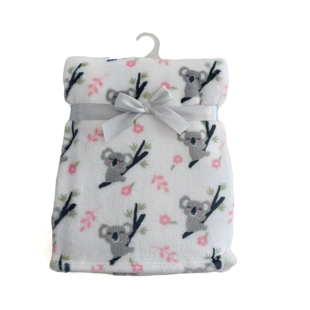 31 x 40 Soft Plush Printed Blankets - Koala Print