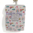 30 x 40 Soft Plush Printed Blankets - Heart & Rainbow Print