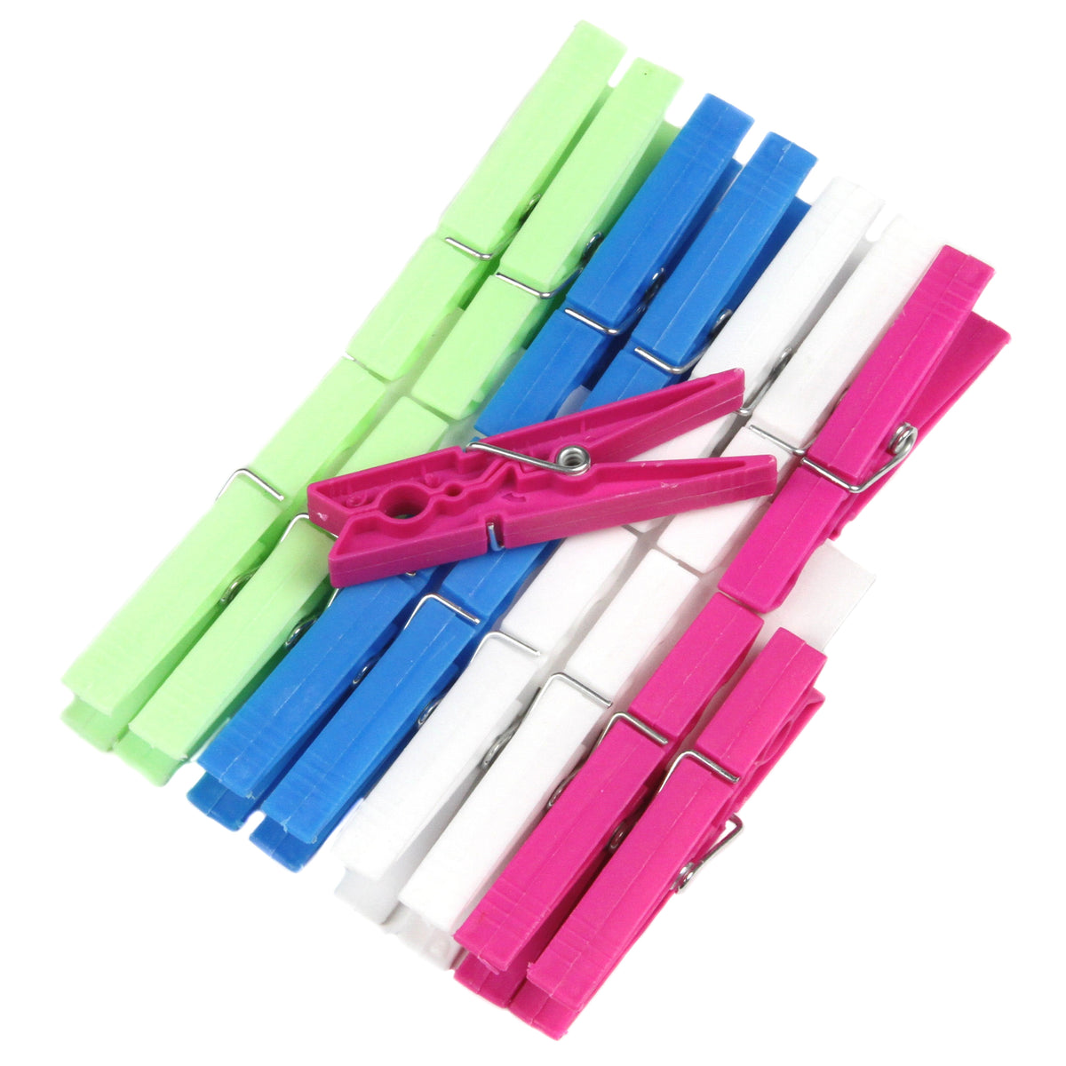 Plastic Clothes Pins - 16-Pack