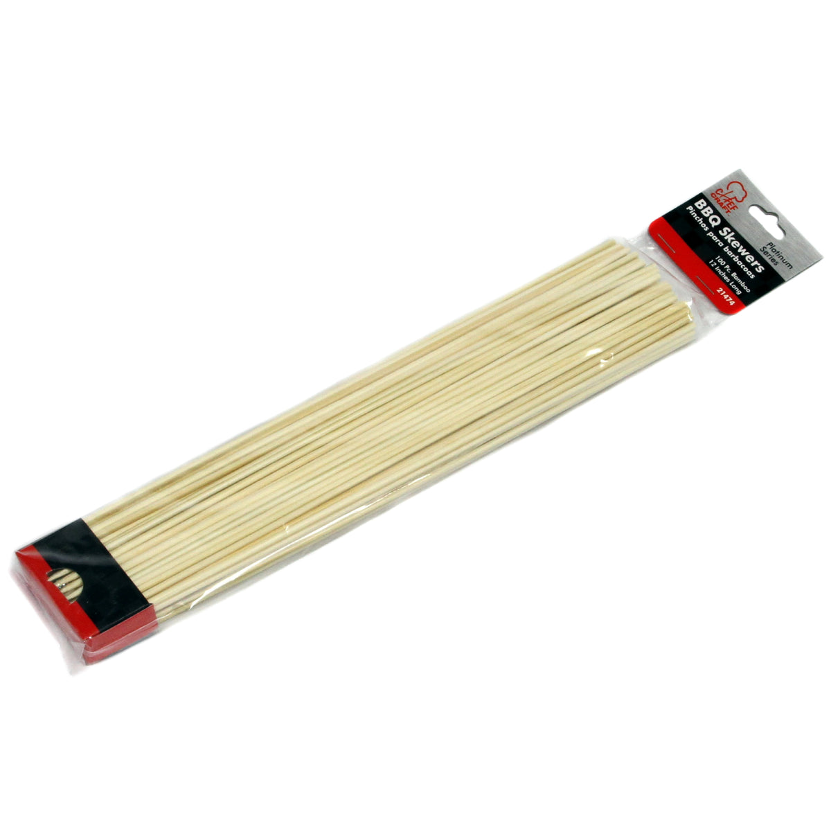 12" Bamboo Skewers - 100-Packs