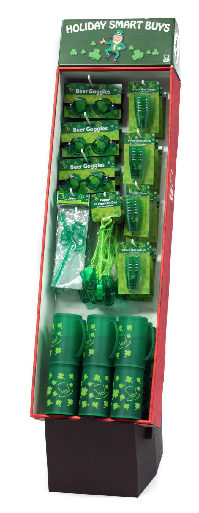 St Patty's Day Gear in Floor Display