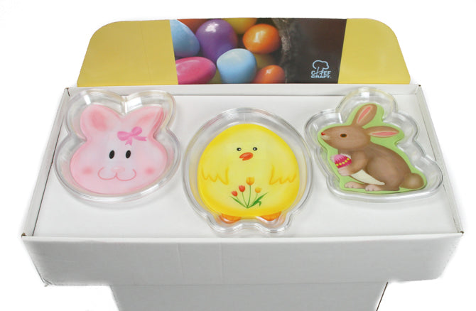 Easter Plates in Floor Display