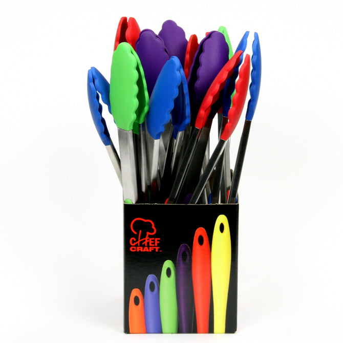 Silicone Tongs Shelf in Floor Display
