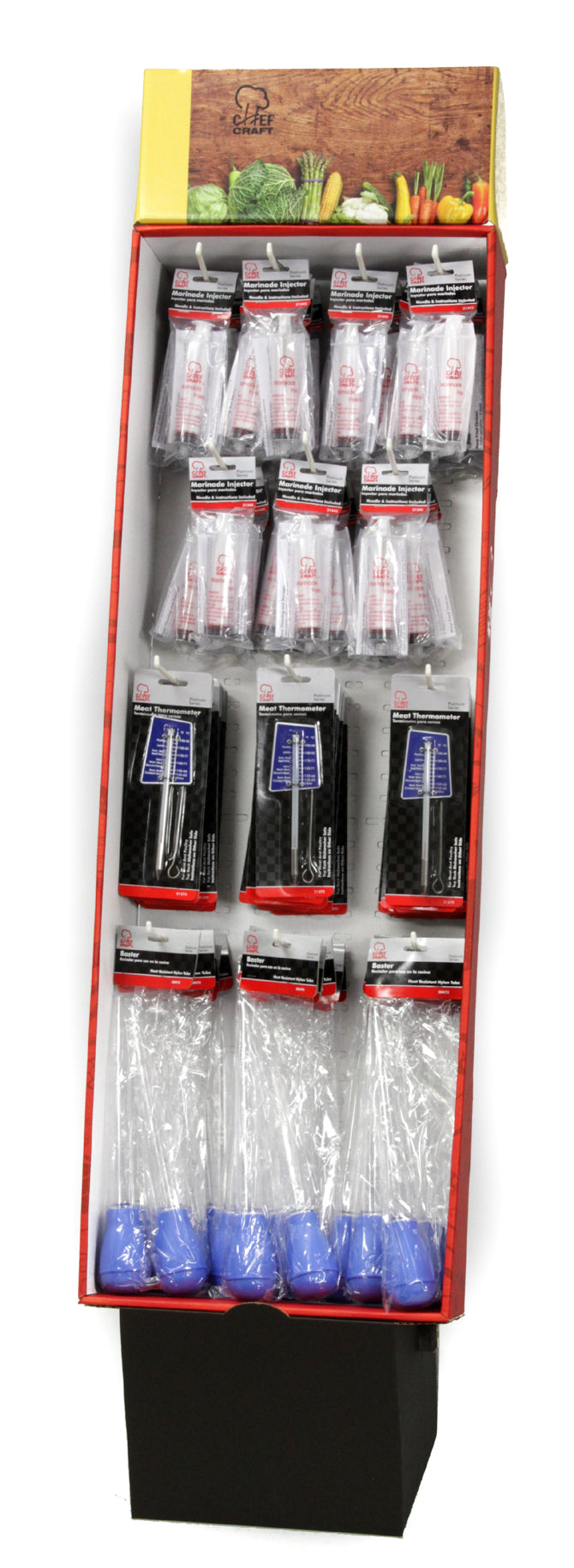 Basters/Thermometers/Injectors in Floor Display