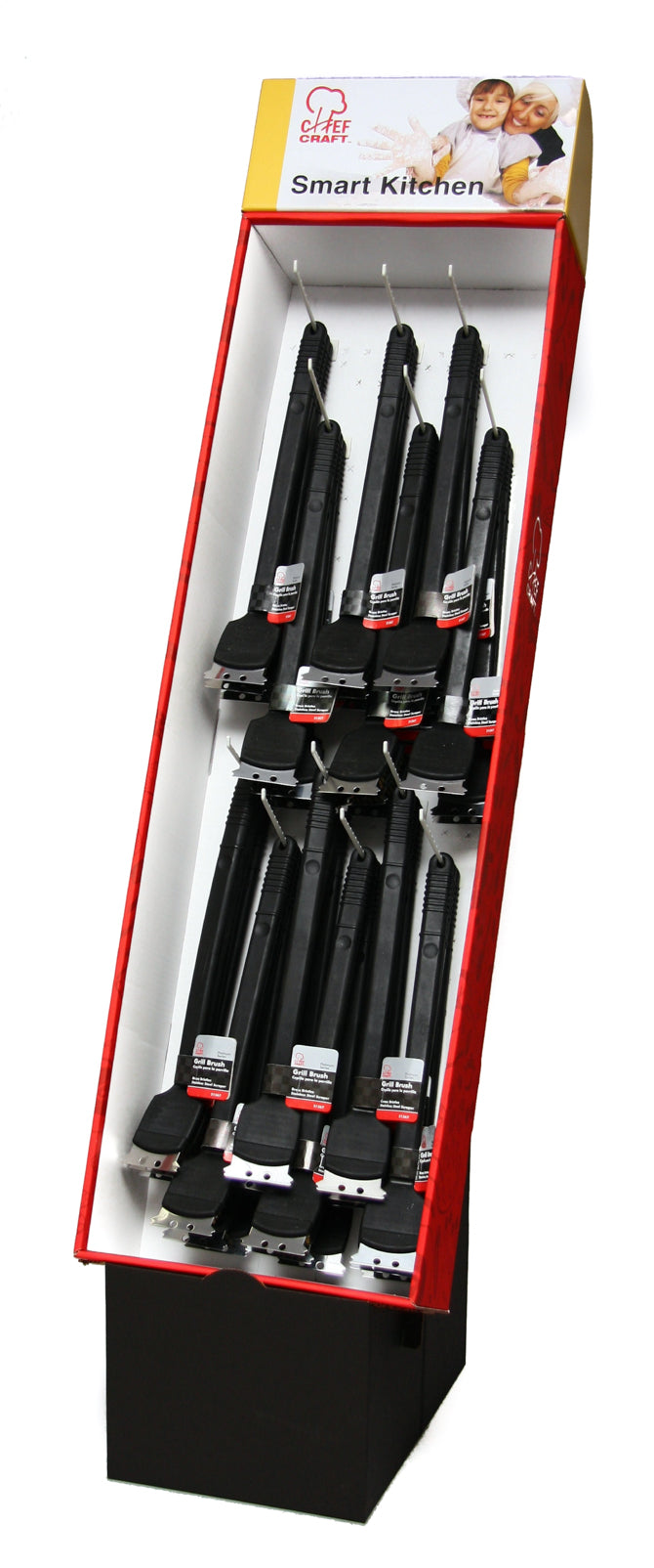 Grill Brushes in Floor Display