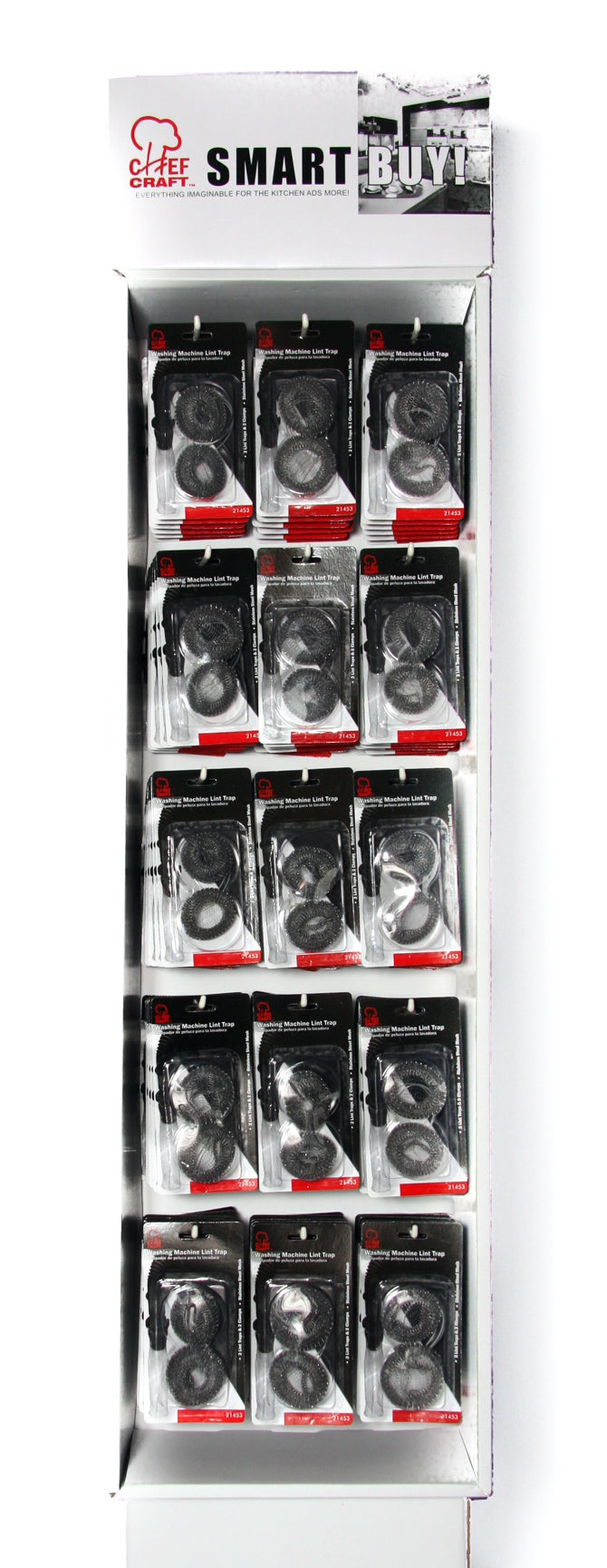 Lint Traps in Floor Display
