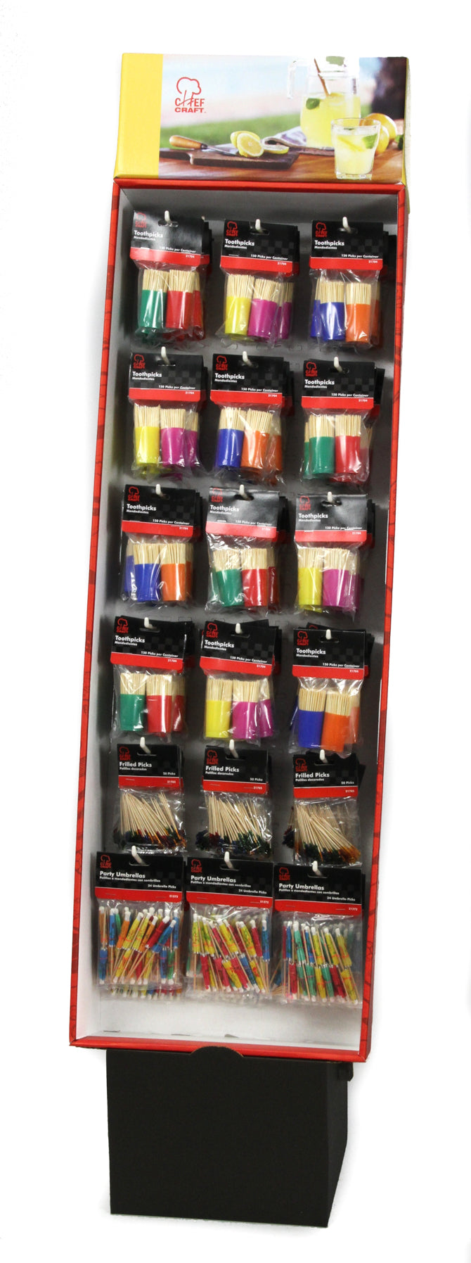 Toothpick in Floor Display