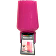 Brightside 8.5" Open Top Glass LED Lamp in Pink