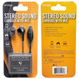 VIBE Stereo Sound Earbuds with Mic in Assorted Colors