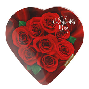 Valentine Candy Rose Photo 3.2 Oz Chocolate Heart Box In Pdq