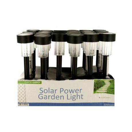 Solar Power Garden Light Countertop Display