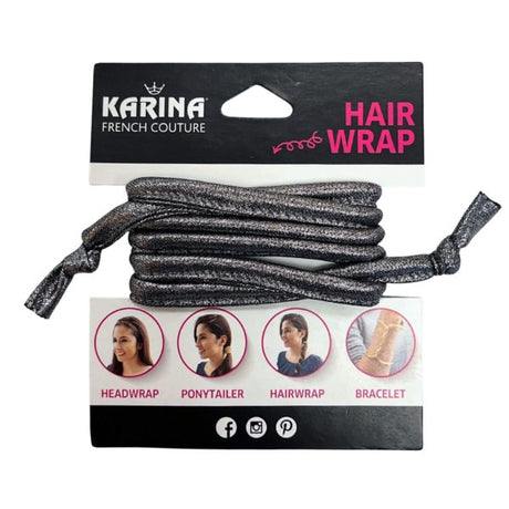 Karina Assorted Metallic Hair Wrap