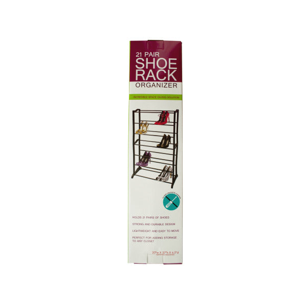 21 Pair Shoe Rack Organizer