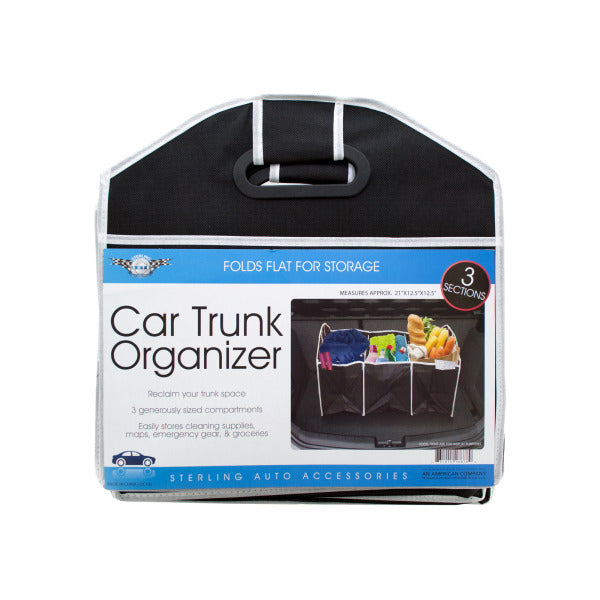 Three Section Auto Trunk Organizer