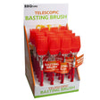 Extendable Silicone Barbecue Brush with Telescoping Handle Countertop Display