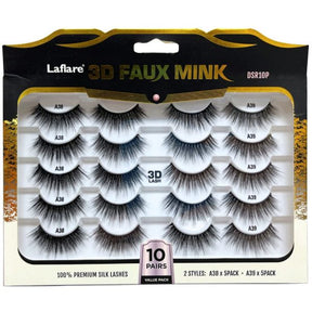 3D Faux Mink 10 Pack Full Glam Lashes