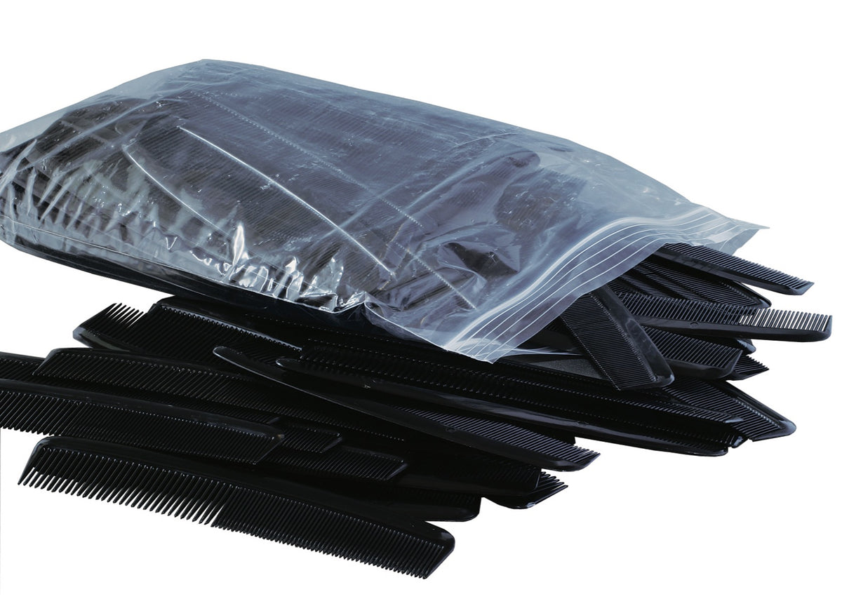 7" Black Combs (Bulk Packed)